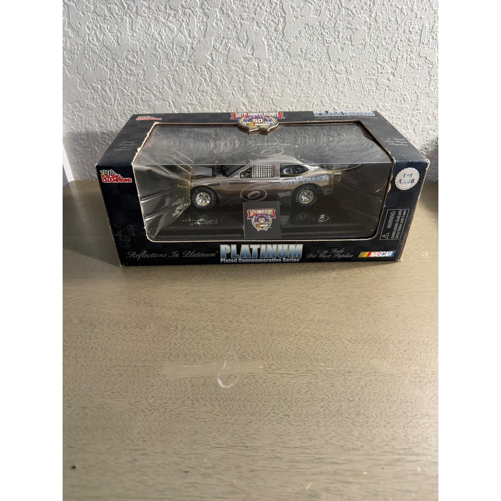 Racing Champions NASCAR 50th Anniversary Mark Martin Platinum 1:24 Diecast Car